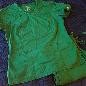 Cherokee Workwear Premium scrub set, hunter